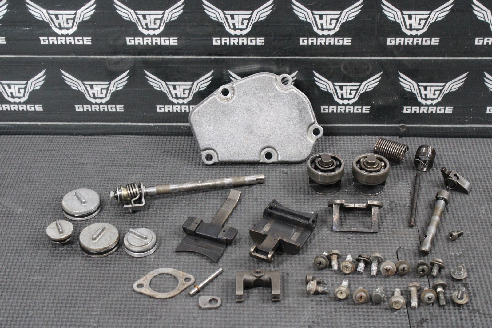 1997 SUZUKI RM250 OEM ENGINE POWER VALVE GOVERNOR EXHUAST VALVE 11254 - 37E10 NICE - hggarage