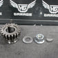 2001 KAWASAKI KX125 OEM 99 - 02 ENGINE MOTOR PRIMARY GEAR ASSEMBLY 13097 - 1399 - hggarage