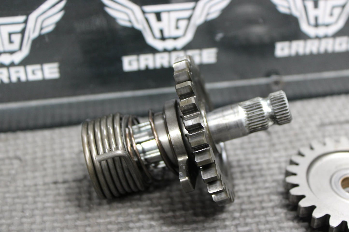 2005 Suzuki RM85 OEM Kickstart Kick Start Shaft W Idler Gear Starter 26211 - 02B04 - hggarage