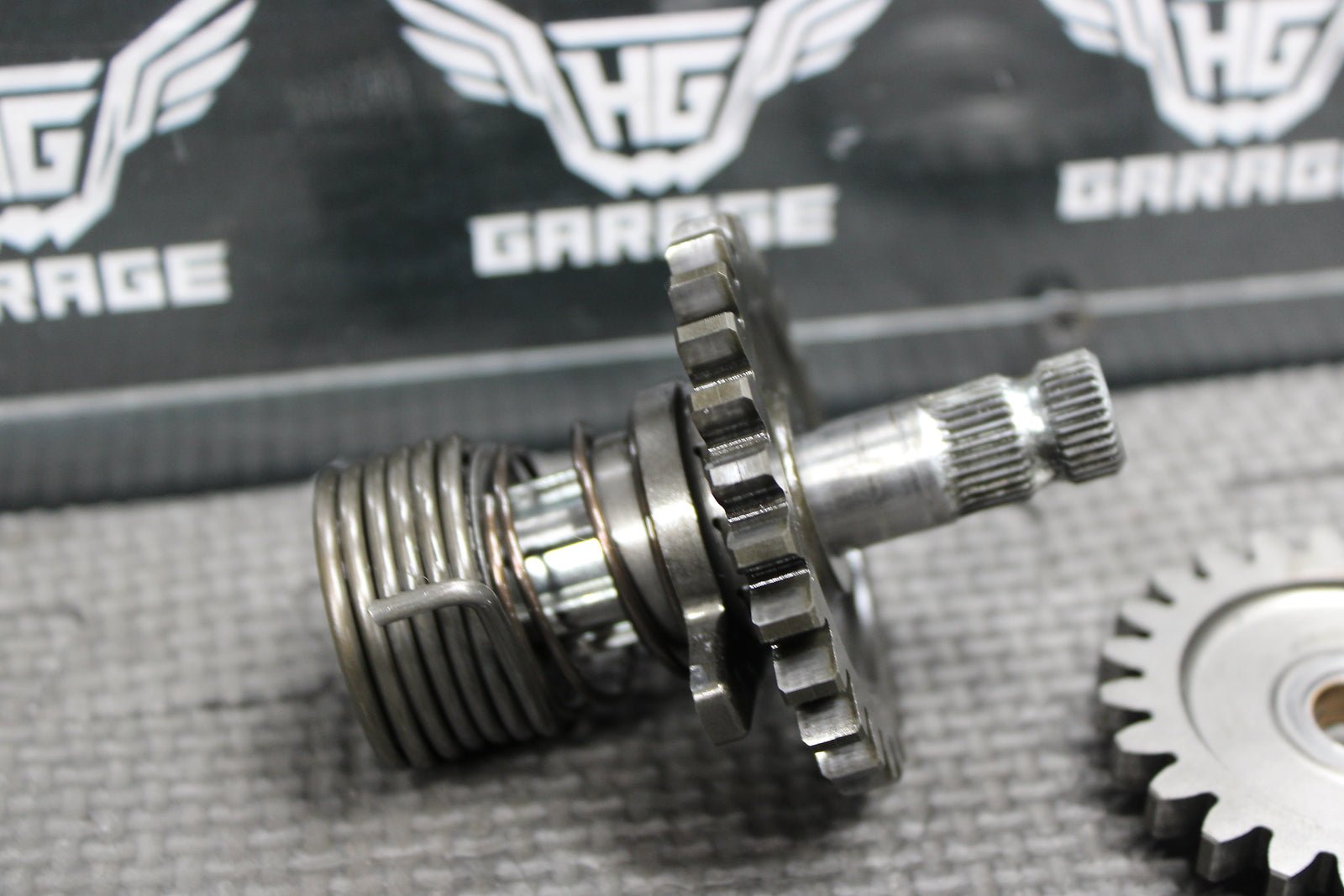 2005 Suzuki RM85 OEM Kickstart Kick Start Shaft W Idler Gear Starter 26211 - 02B04 - hggarage