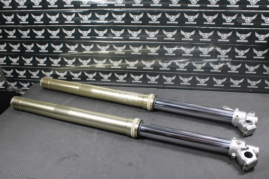 2005 YAMAHA YZ450F OEM RIGHT LEFT FRONT SUSPENSION FORKS SHOCKS 5XD - 23102 - 50 - 00 - hggarage