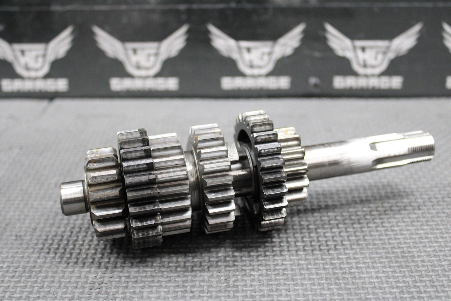1992 89 - 93 KAWASAKI KX125 OEM TRANSMISSION TRANNY SHAFTS GEARS GEARBOX GOOD! - hggarage