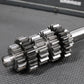1986 KAWASAKI KDX200 OEM TRANSMISSION TRANNY GEARBOX SHIFT FORKS DRUM GEARS - hggarage