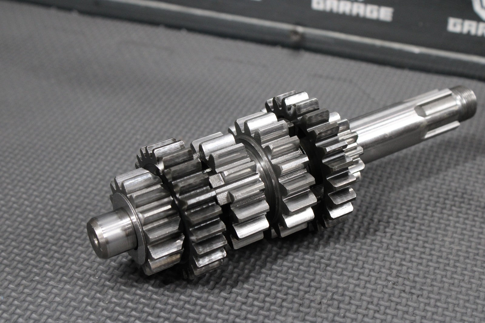 1986 KAWASAKI KDX200 OEM TRANSMISSION TRANNY GEARBOX SHIFT FORKS DRUM GEARS - hggarage