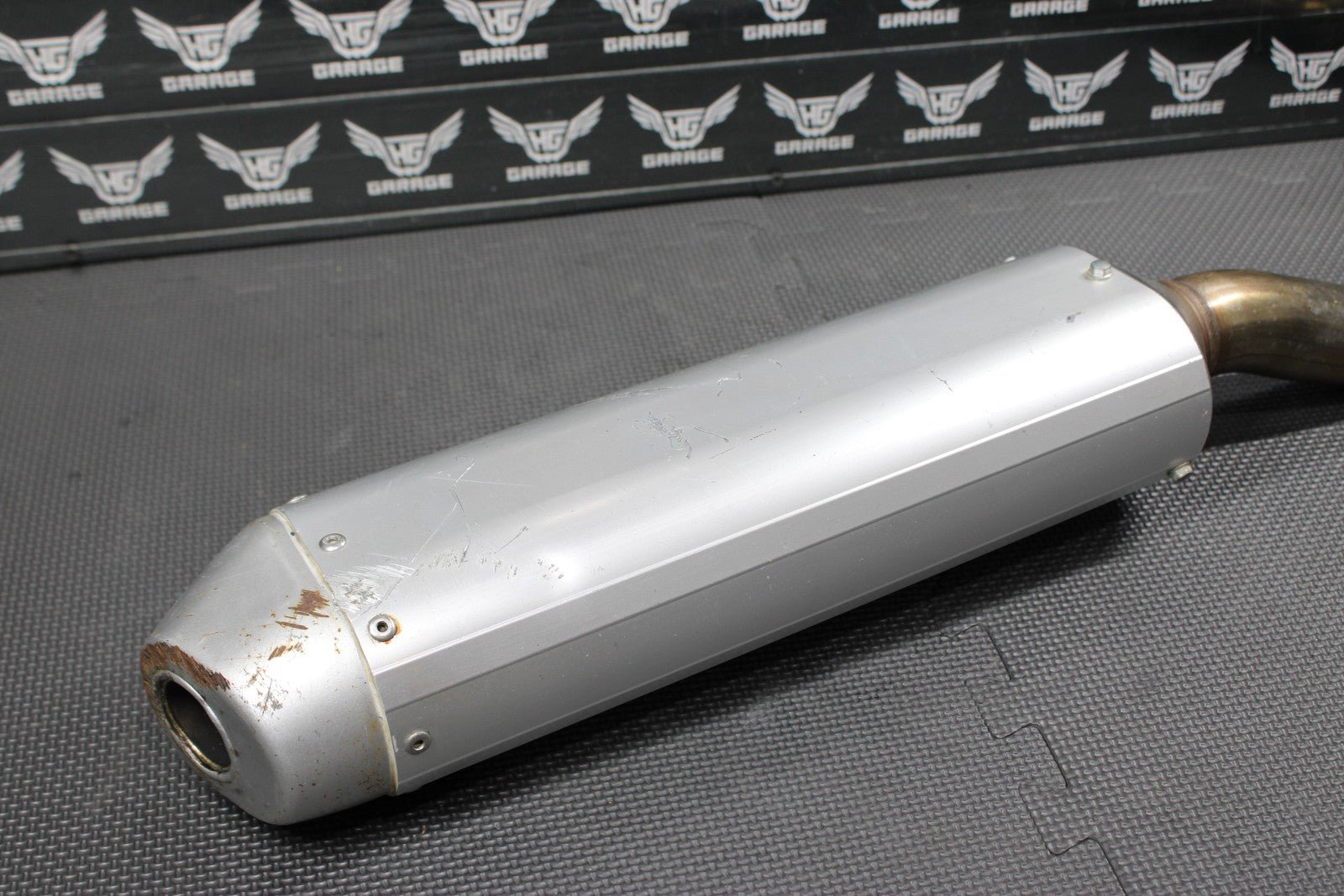 2012 KAWASAKI KX250F OEM MUFFLER EXHAUST SILENCER SLIP ON PIPE PIPE - hggarage