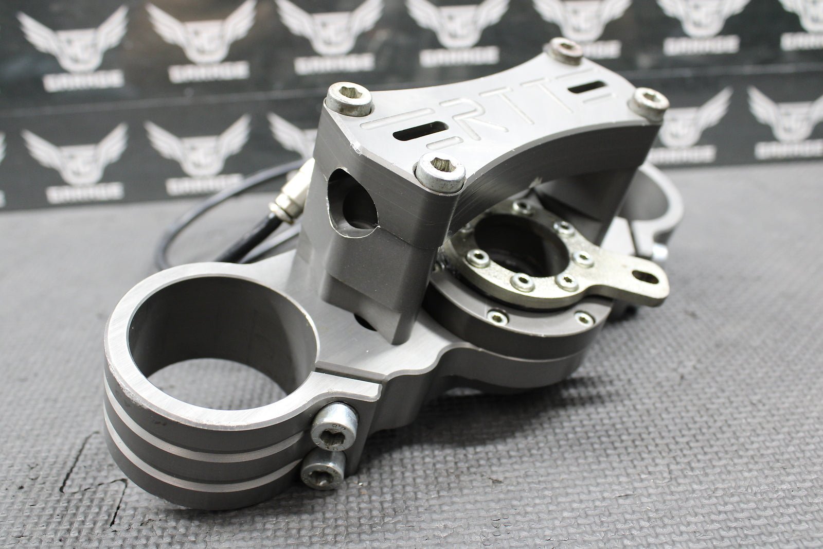 00 - 03 HONDA CR125R CR250R RTT REMOTE STEERING STABILIZER TRIPLE CLAMP BAR MOUNT - hggarage