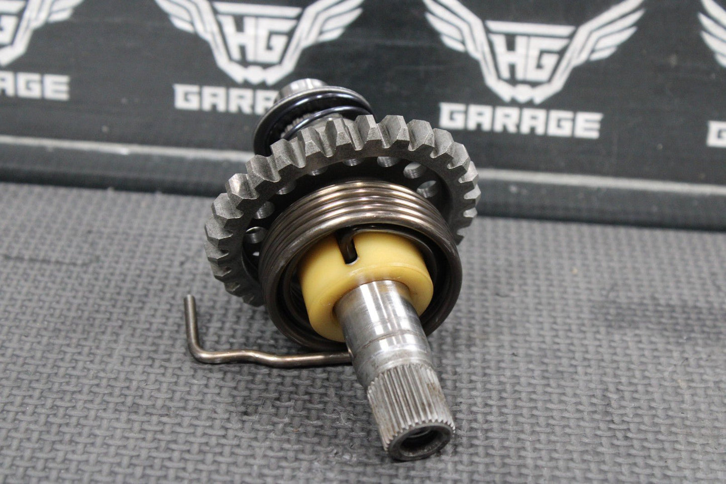 2006 YAMAHA WR250F YZ250F OEM KICKSTART KICK START SHAFT W IDLER GEAR MECHANISM - hggarage
