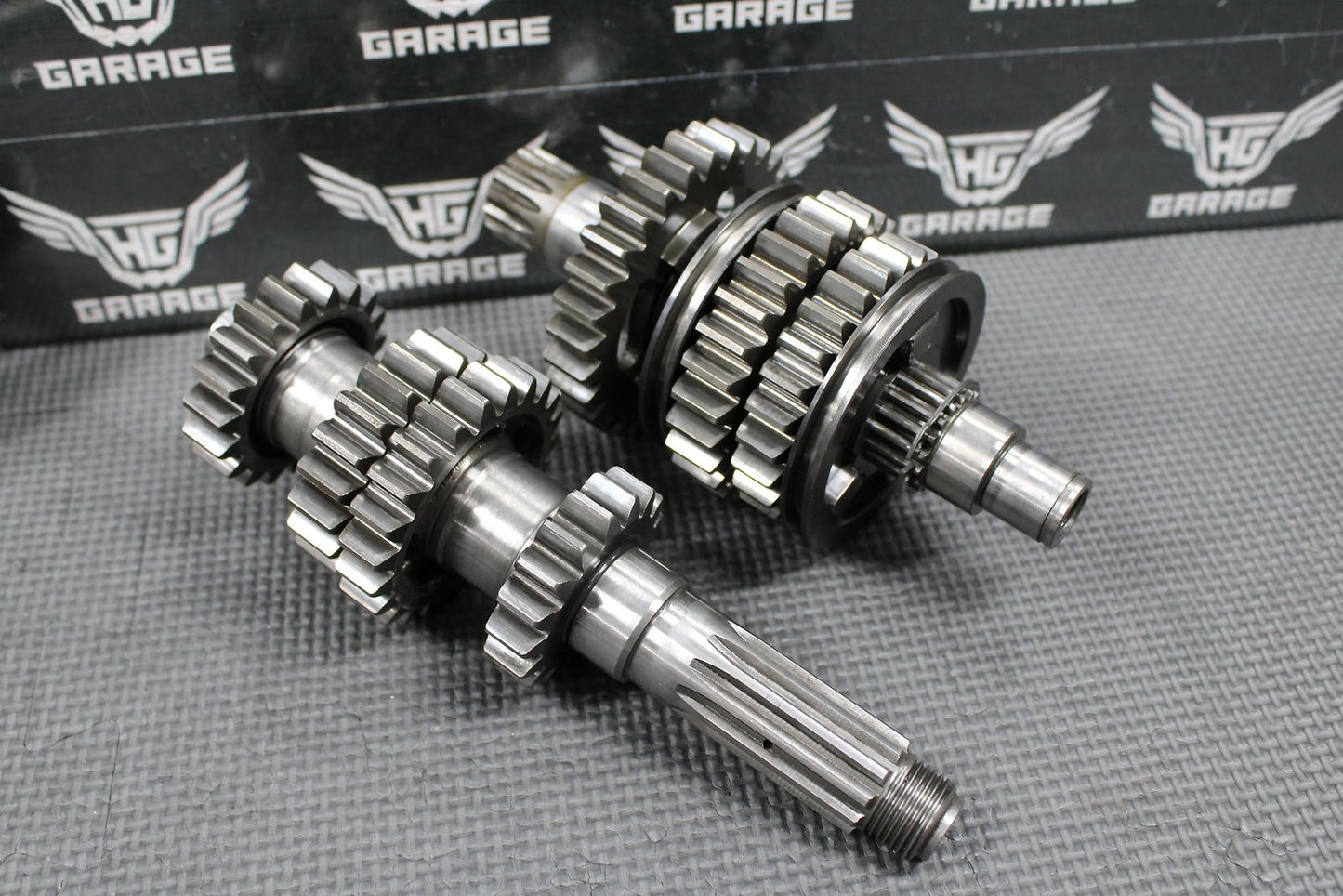 2008 KTM 07 - 09 450 SXF OEM ENGINE TRANSMISSION TRANNY GEARS GEARBOX SHIFT FORKS - hggarage