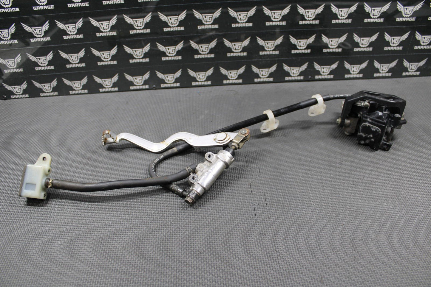 2009 KAWASAKI 2009 2010 KLX250SF OEM NISSIN REAR BACK BRAKE CALIPER MASTER LEVER - hggarage