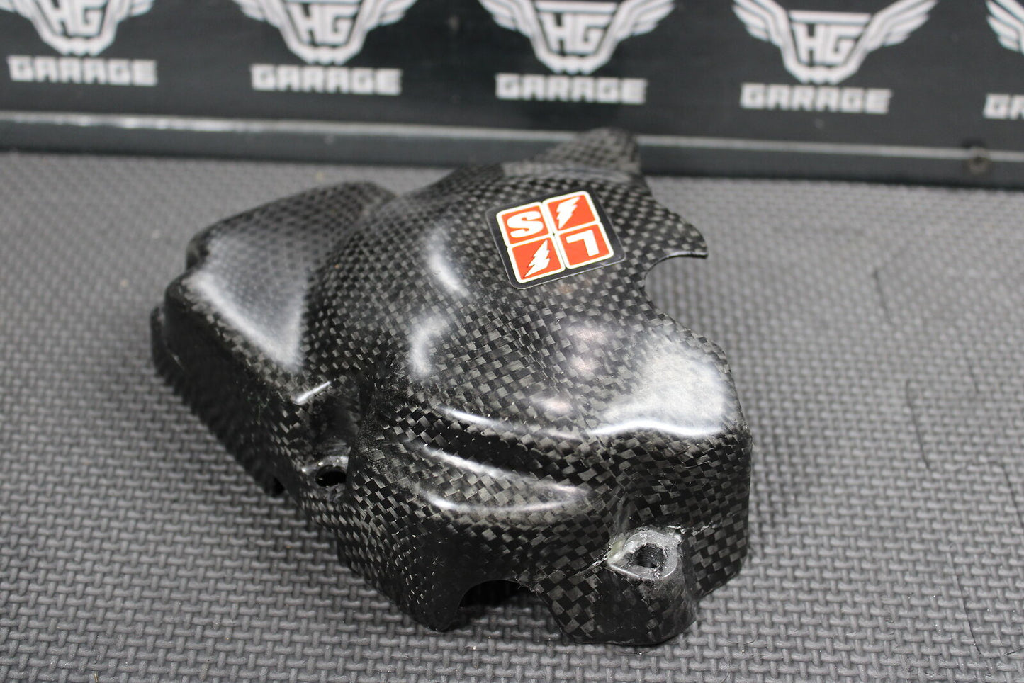 2005 HONDA CRF250R LIGHT SPEED CARBON FIBER STATOR COVER GUARD SHIELD