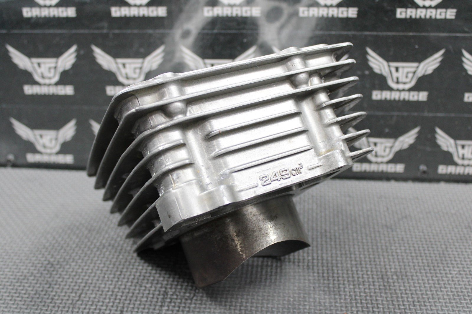 1989 HONDA XR250R OEM CYLINDER BORE JUG TOP END BIG BORE 77MM 12100 - KCE - 670 GOOD - hggarage