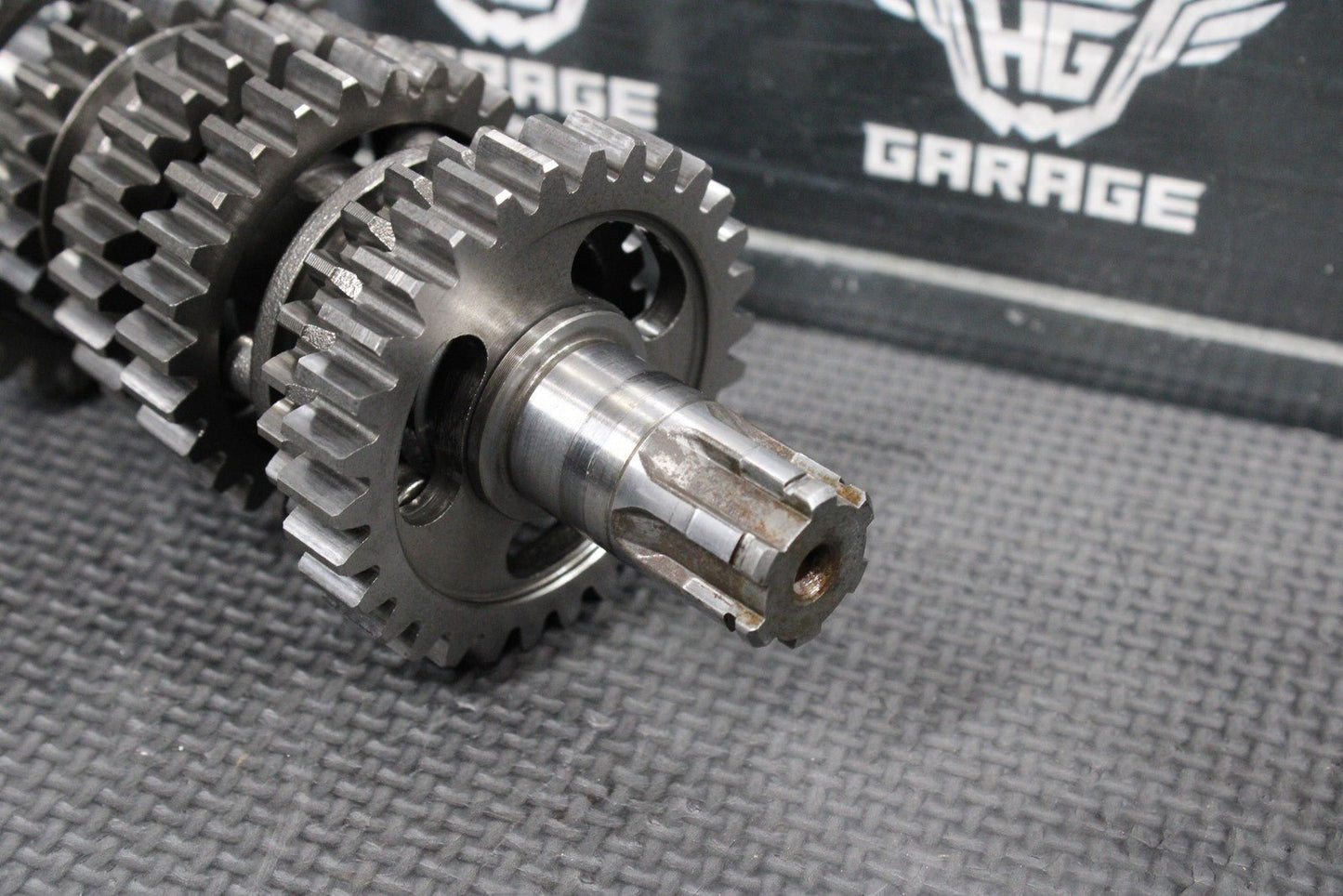 2015 KAWASAKI KX100 KX80 KX85 OEM ENGINE TRANSMISSION TRANNY GEARS GEARBOX DRUM - hggarage