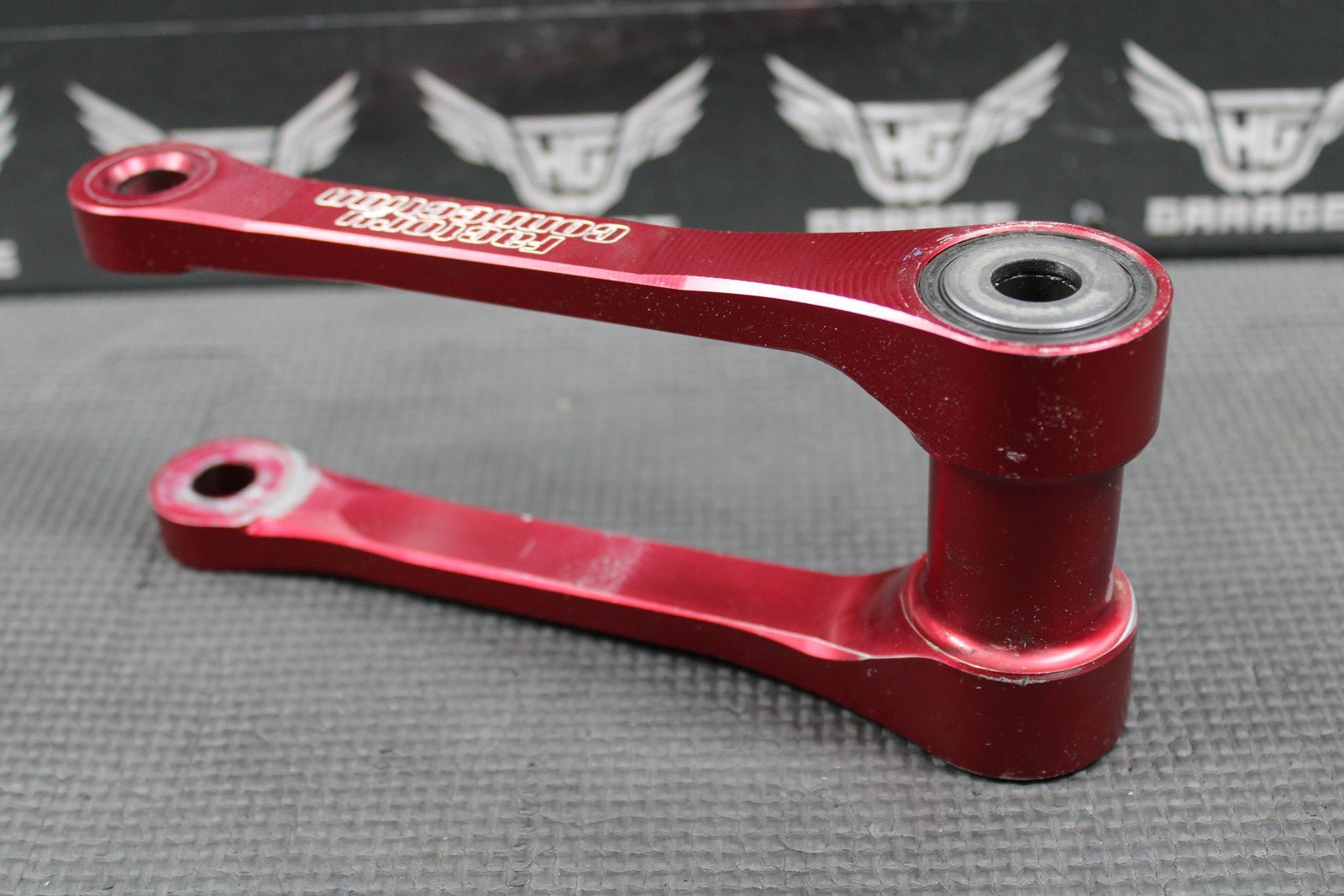 2012 HONDA CRF250R CRF450R FACTORY CONNECTION RED BILLET SHOCK SWINGARM LINKAGE - hggarage