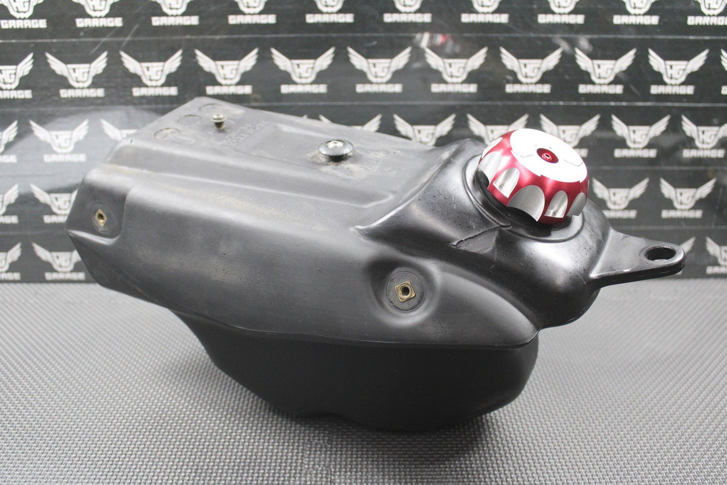 2000 2001 HONDA CR125R CR250R OEM GAS FUEL TANK CELL RESERVOIR CAP PETCOCK GOOD! - hggarage