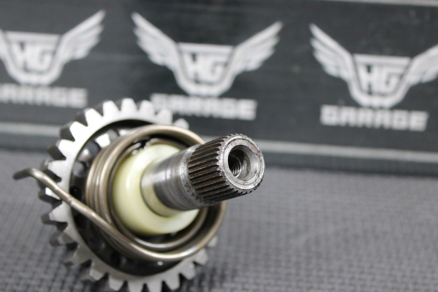 2001 YAMAHA YZ250 00 - 01 OEM KICKSTART KICK START SHAFT W IDLER GEAR GOOD! - hggarage
