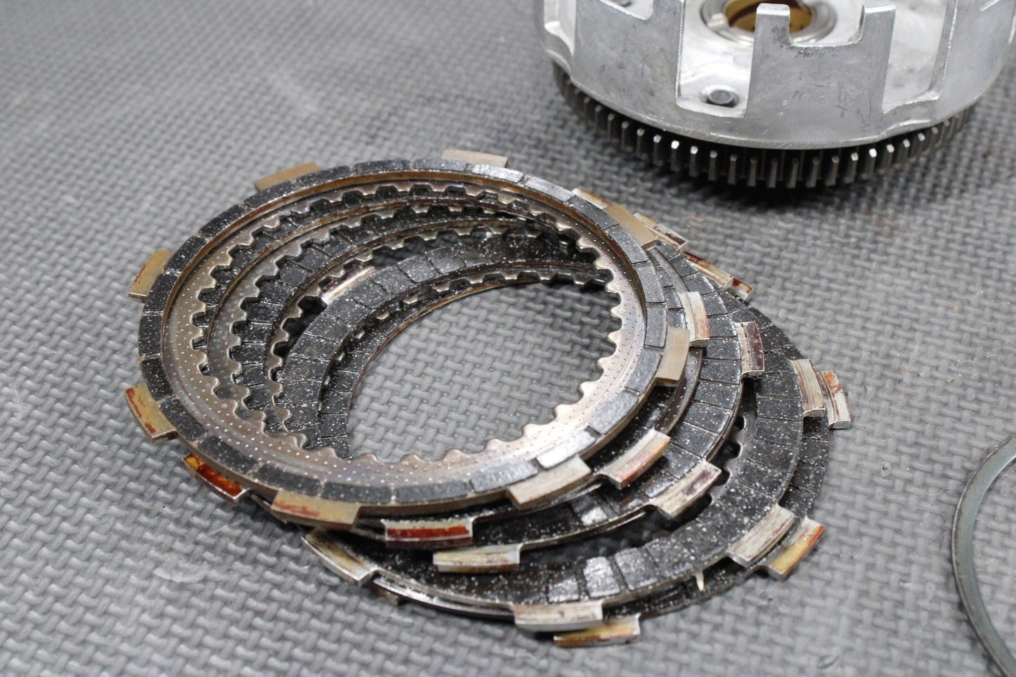 2008 Kawasaki KLX140 OEM Complete Clutch W Plates Basket Hub 13086 - 1070 - hggarage