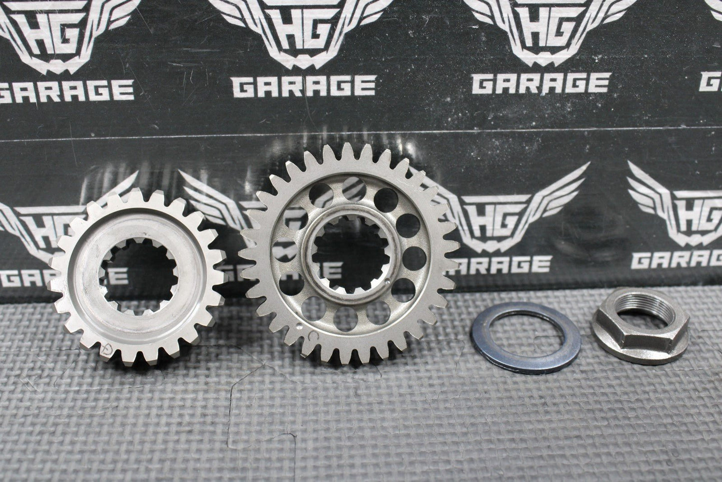 2009 YAMAHA 06 - 09 YZ450F OEM ENGINE MOTOR CRANKSHAFT PRIMARY MAIN DRIVE GEARS - hggarage
