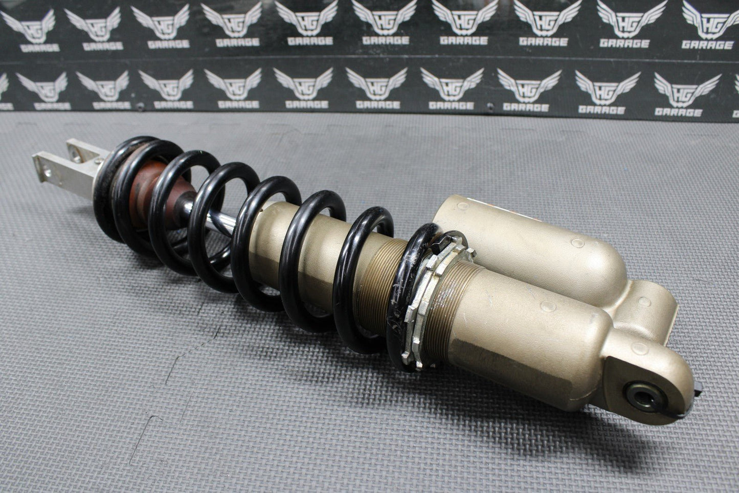 2014 KAWASAKI KX250F OEM REAR BACK SHOCK ABSORBER SUSPENSION 45014 - 0416 - 23P GOOD - hggarage