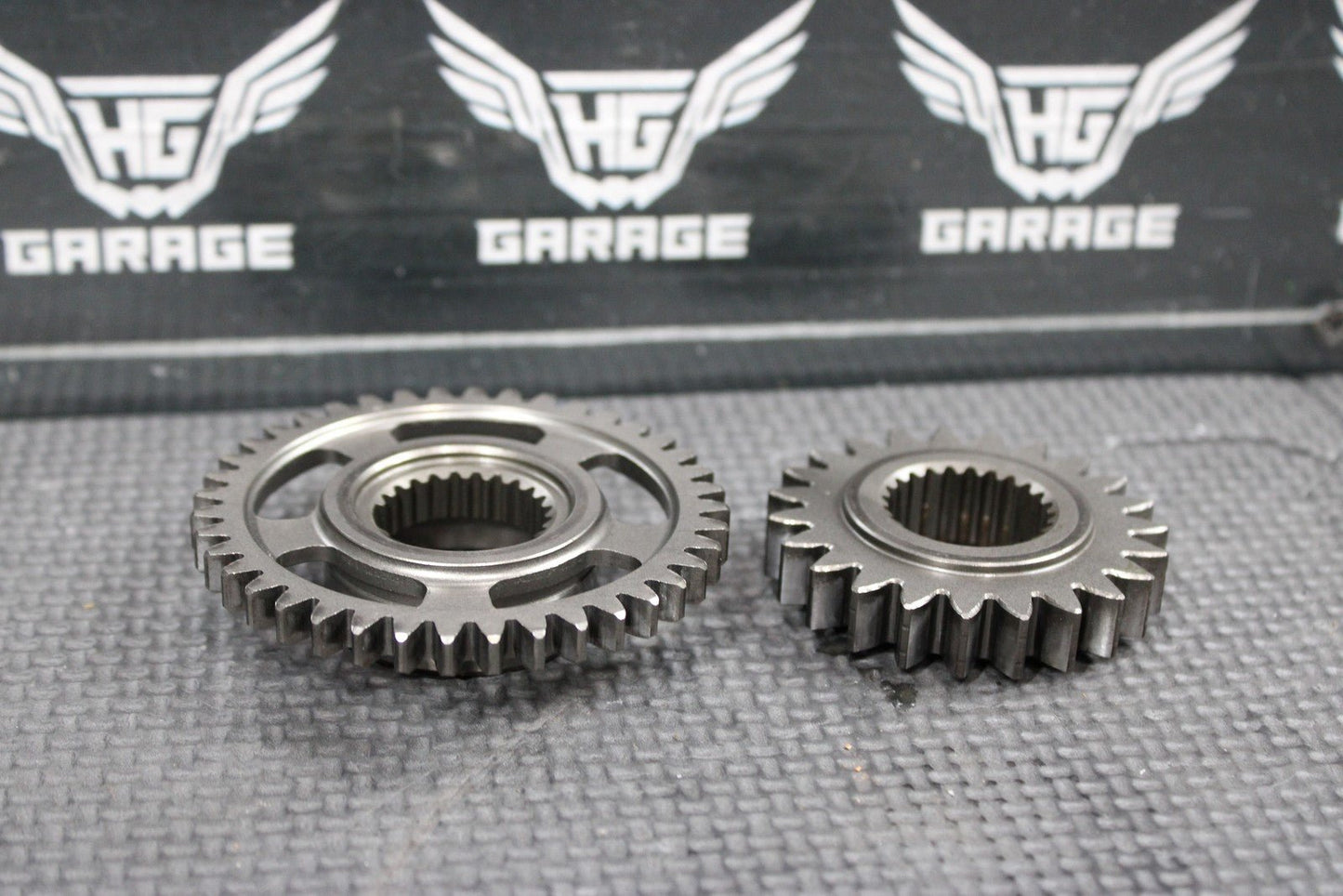 2007 02 - 08 HONDA CRF450R OEM ENGINE MOTOR CRANKSHAFT PRIMARY GEAR DRIVE GEARS - hggarage