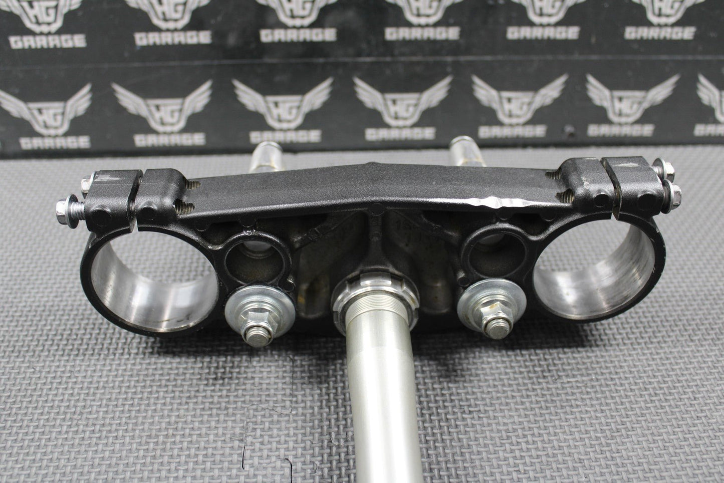 2020 YAMAHA 18 - 20 YZ250F OEM FRONT FORKS LOWER UPPER TRIPLE TREE STEM BAR CLAMP - hggarage