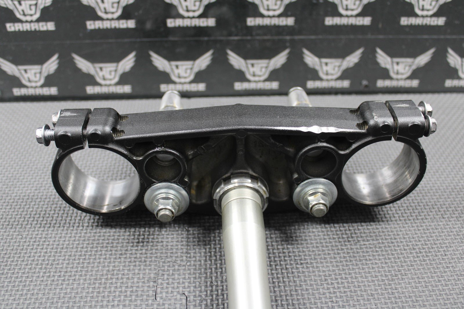 2020 YAMAHA 18 - 20 YZ250F OEM FRONT FORKS LOWER UPPER TRIPLE TREE STEM BAR CLAMP - hggarage