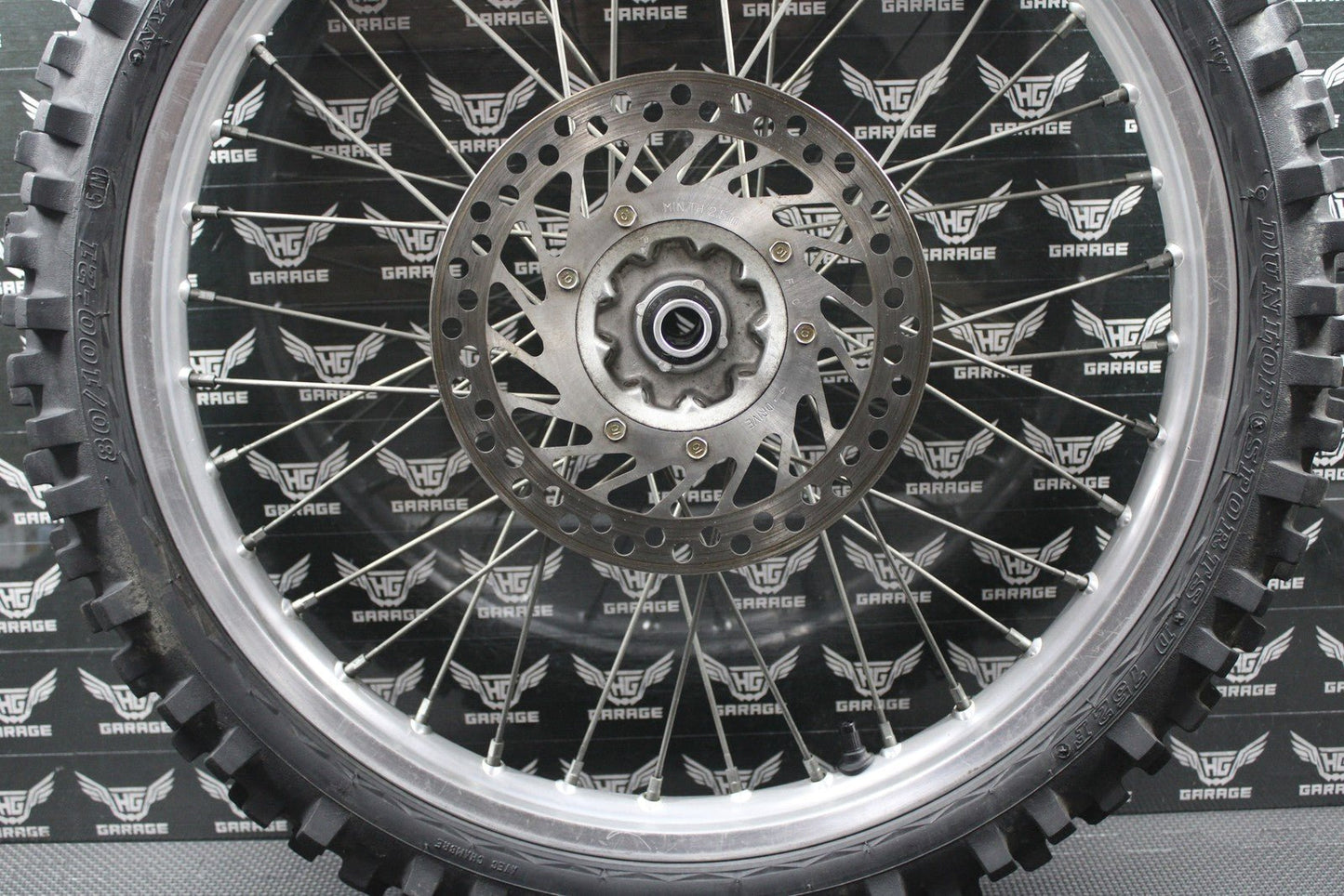2001 HONDA 95 - 01 CR500R OEM ORIGINAL FRONT WHEEL RIM HUB ROTOR 44650 - MAC - 680 - hggarage