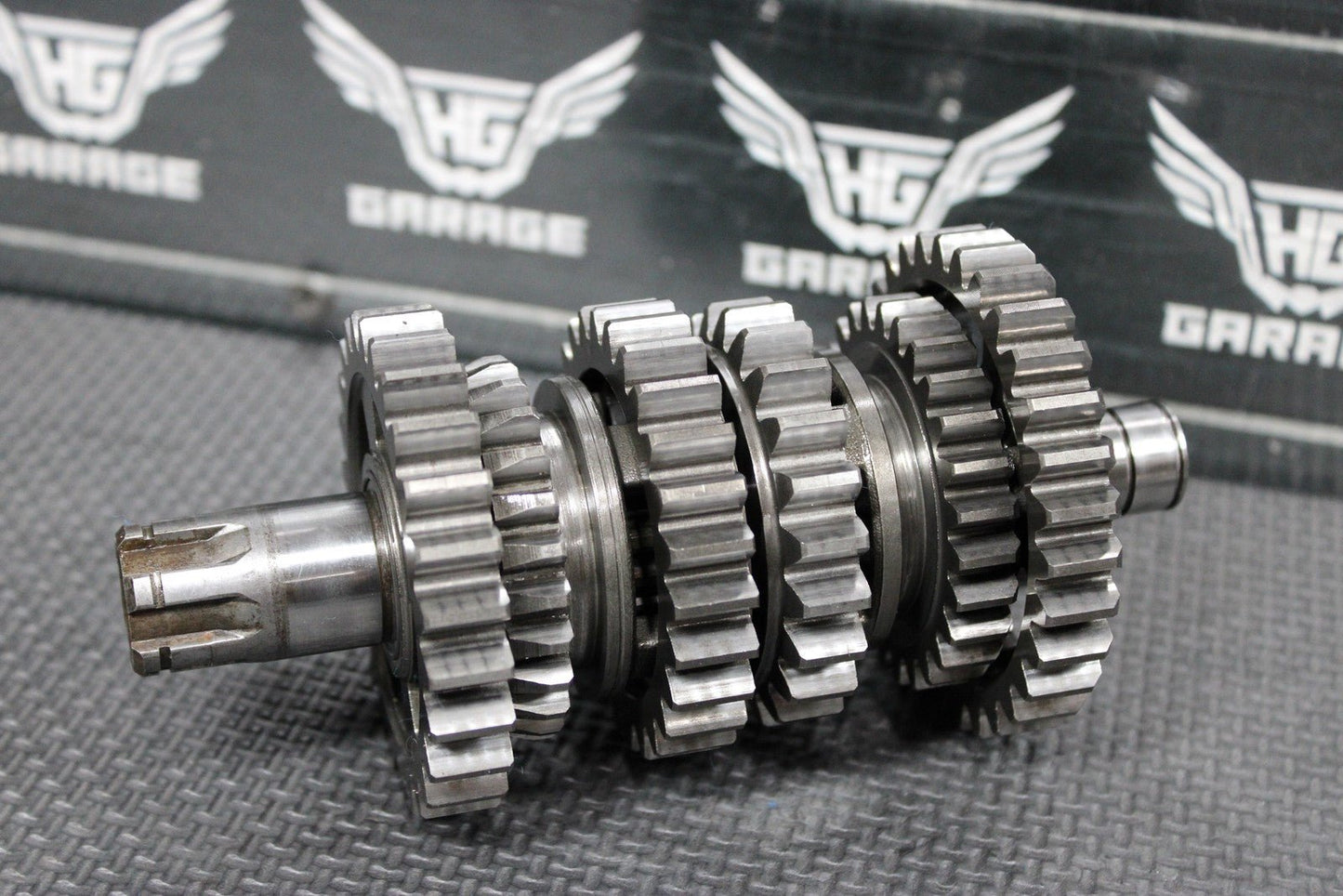 1996 KAWASAKI KX125 94 - 98 OEM TRANSMISSION GEARS GEARBOX SHIFT FORKS DRUM SHAFTS - hggarage