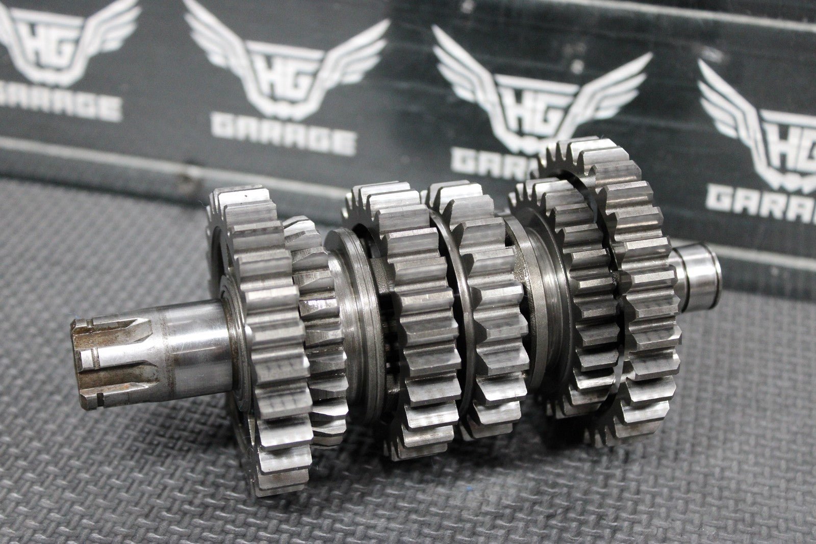 1996 KAWASAKI KX125 94 - 98 OEM TRANSMISSION GEARS GEARBOX SHIFT FORKS DRUM SHAFTS - hggarage