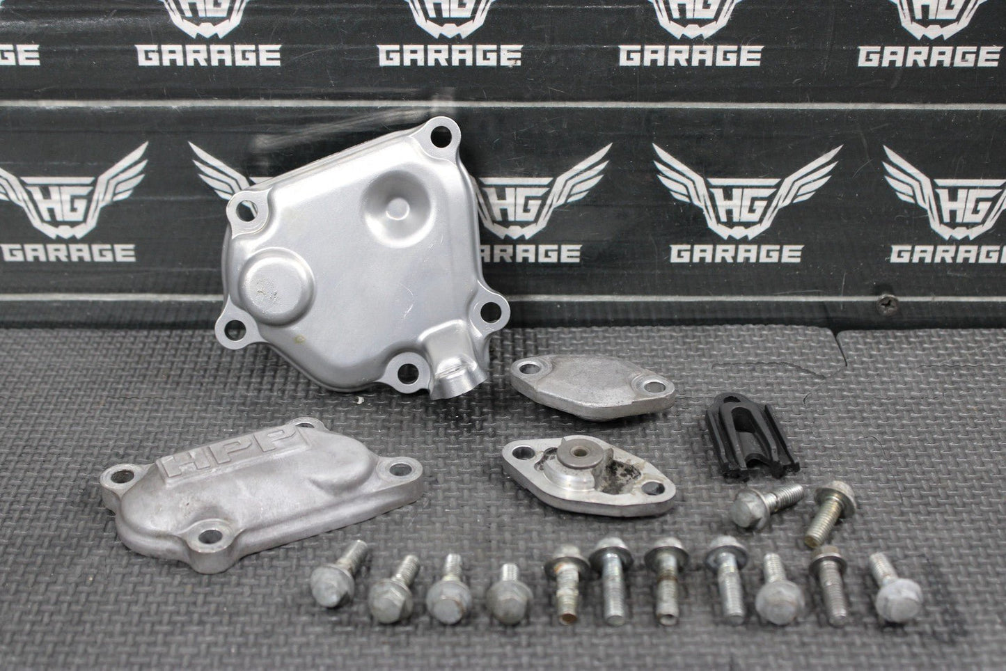 1998 93 - 99 HONDA CR125R OEM ENGINE CYLINDER JUG POWERVALVE COVERS SIDE TOP END - hggarage