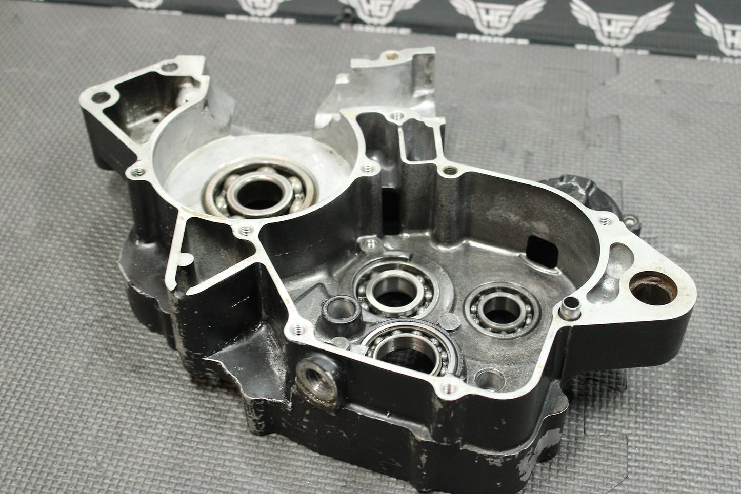 1996 HONDA CR125R OEM RIGHT ENGINE MOTOR CRANKCASE CRANK CASES BLOCK - hggarage