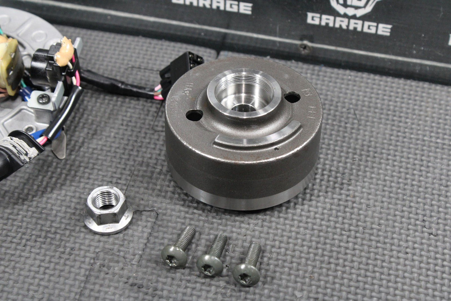 2006 06 - 09 YAMAHA YZ250F STATOR MAGNETO ROTOR FLYWHEEL 17D - 85550 - 10 - 00 GOOD! - hggarage