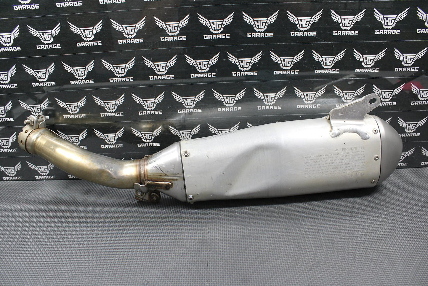 2019 17 - 19 YAMAHA YZ250FX OEM MUFFLER EXHAUST SILENCER SLIP ON PIPE 1SM - 14750 - A0 - hggarage