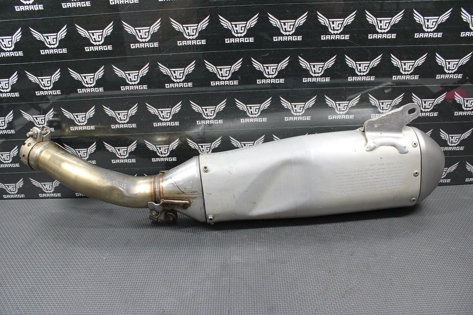 2019 17 - 19 YAMAHA YZ250FX OEM MUFFLER EXHAUST SILENCER SLIP ON PIPE 1SM - 14750 - A0 - hggarage