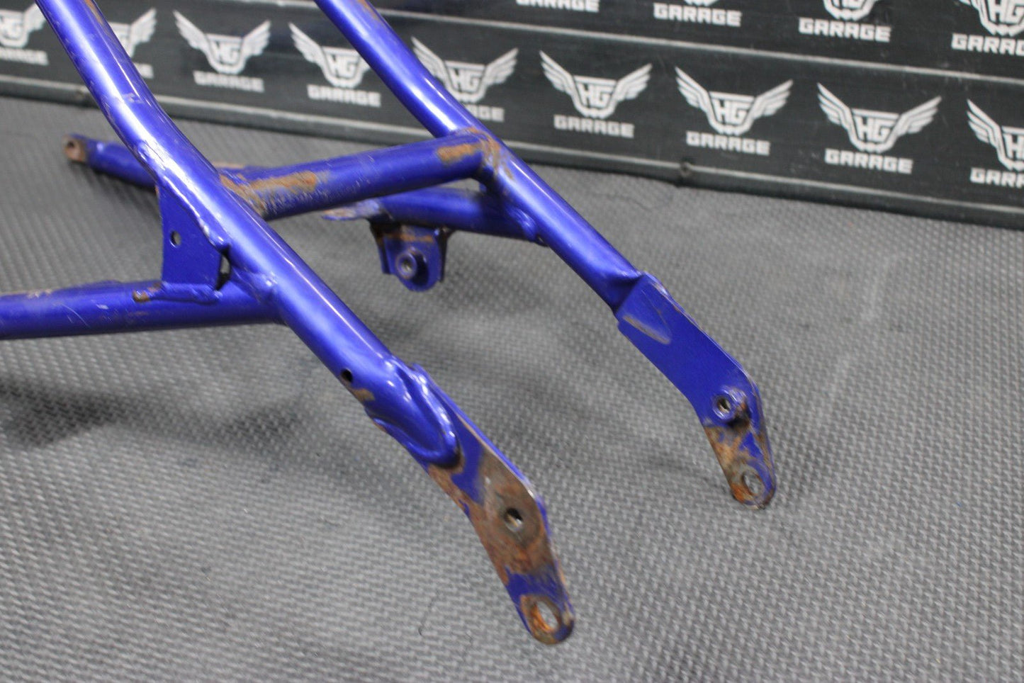 2007 02 - 07 YAMAHA YZ85 OEM REAR BACK SUB FRAME SUBFRAME SUPPORT 5PA - 21190 - 00 - P0 - hggarage