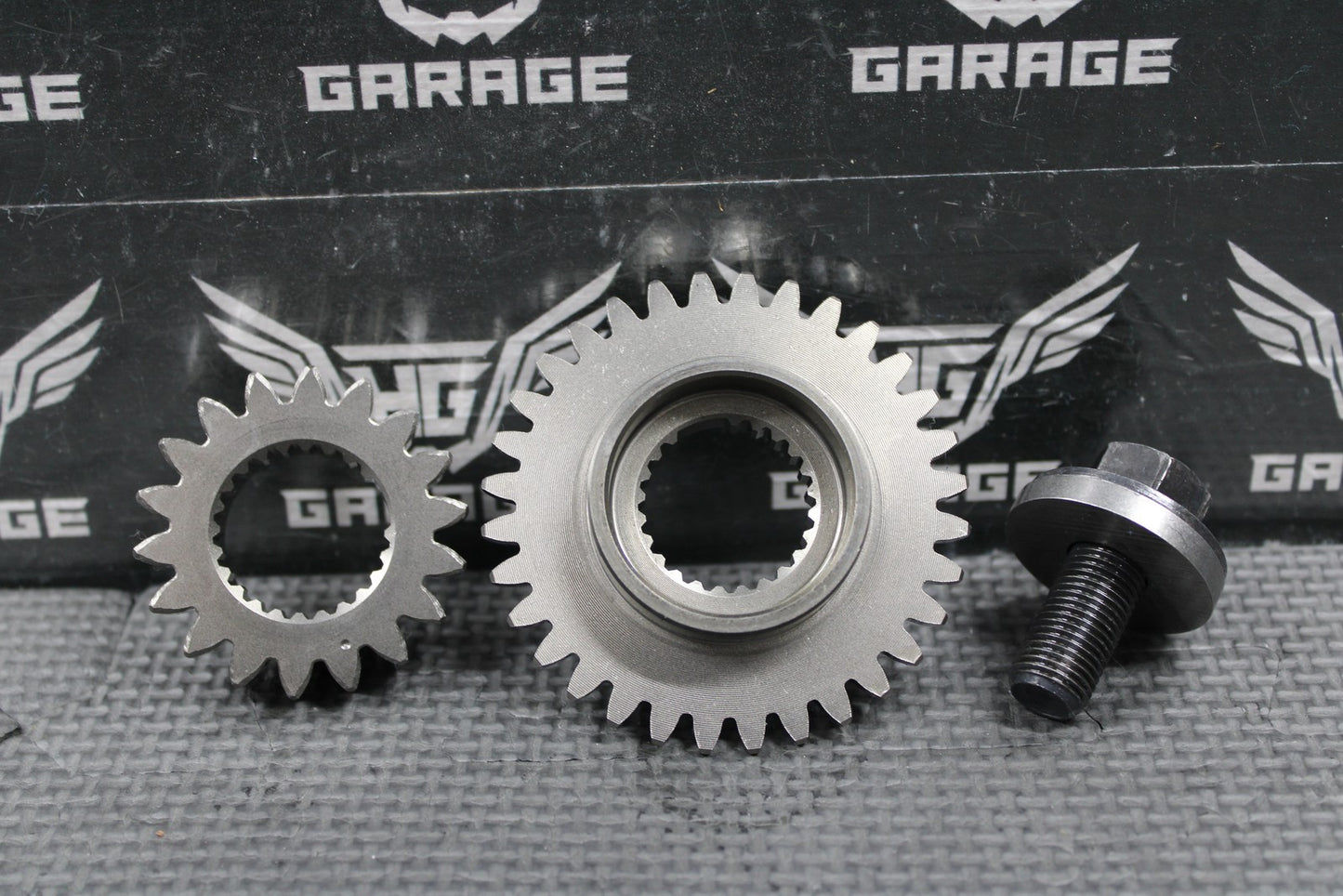 2008 2009 HONDA CRF250R OEM ENGINE CRANKSHAFT PRIMARY MAIN DRIVE GEARS BOLT SET - hggarage