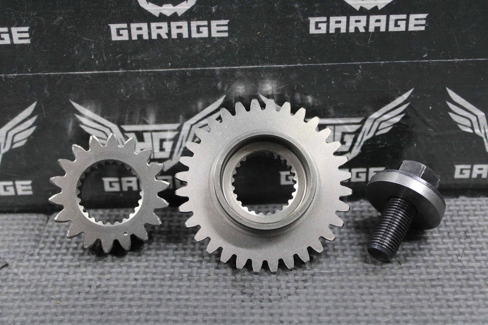2008 2009 HONDA CRF250R OEM ENGINE CRANKSHAFT PRIMARY MAIN DRIVE GEARS BOLT SET - hggarage