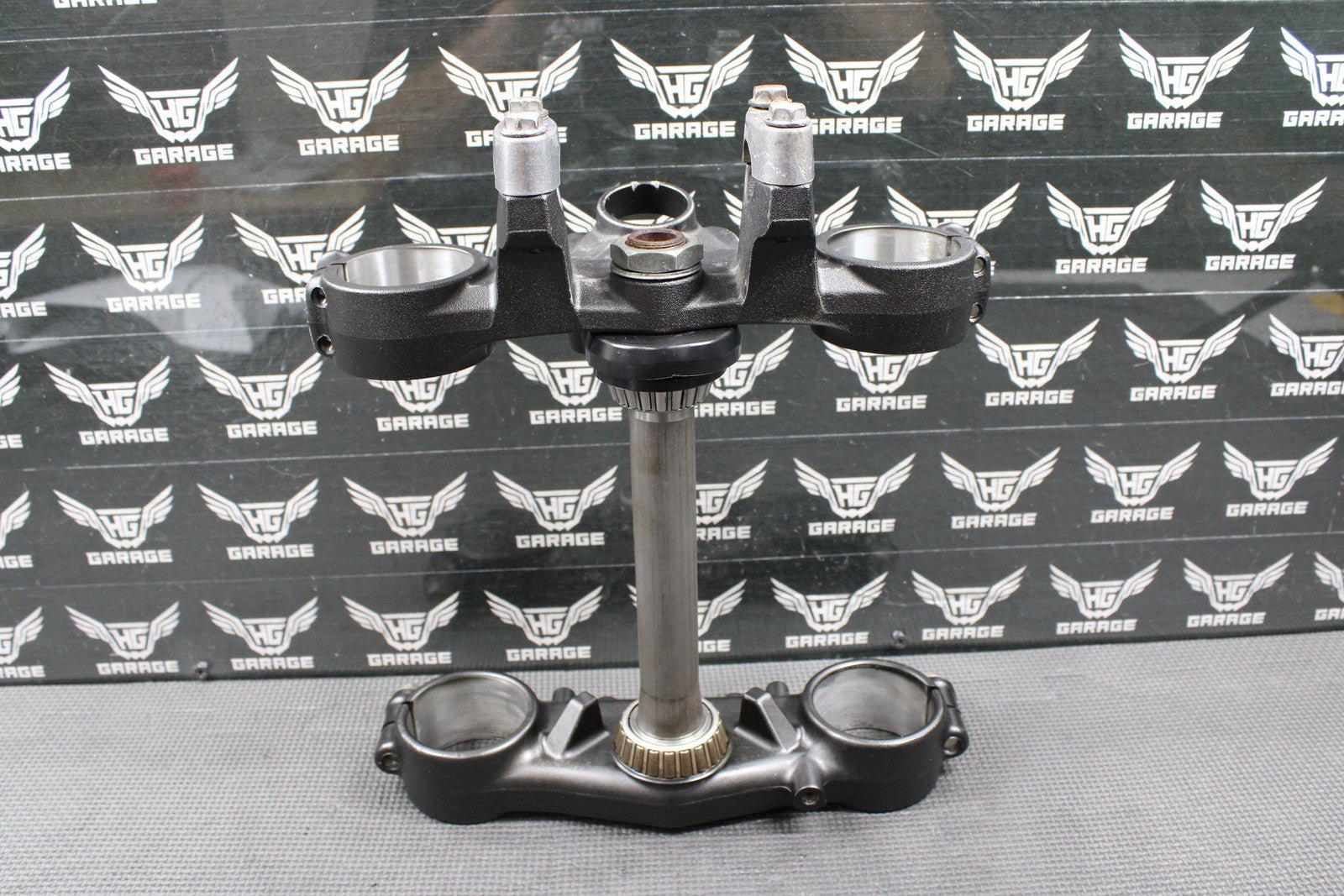 2009 KAWASAKI 09 - 20 KLX250 KLX250SF OEM FRONT FORKS TRIPLE TREE BAR CLAMP STEM - hggarage