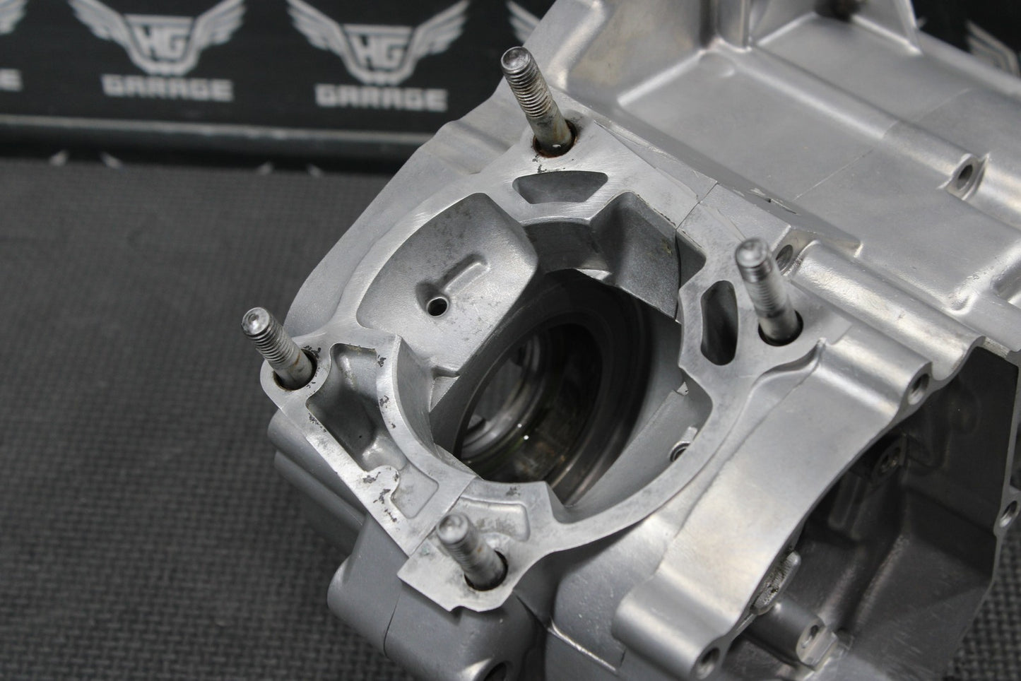 2012 KAWASAKI 08 - 13 KX85 OEM LEFT RIGHT ENGINE MOTOR CRANKCASE CASES BLOCK - hggarage
