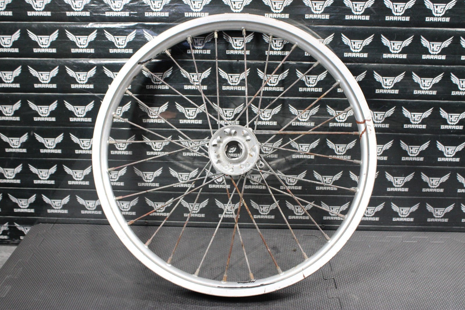 2001 HONDA 96 - 02 CR80RB 19" BIGWHEEL OEM FRONT WHEEL RIM HUB 44650 - GBF - 861 - hggarage
