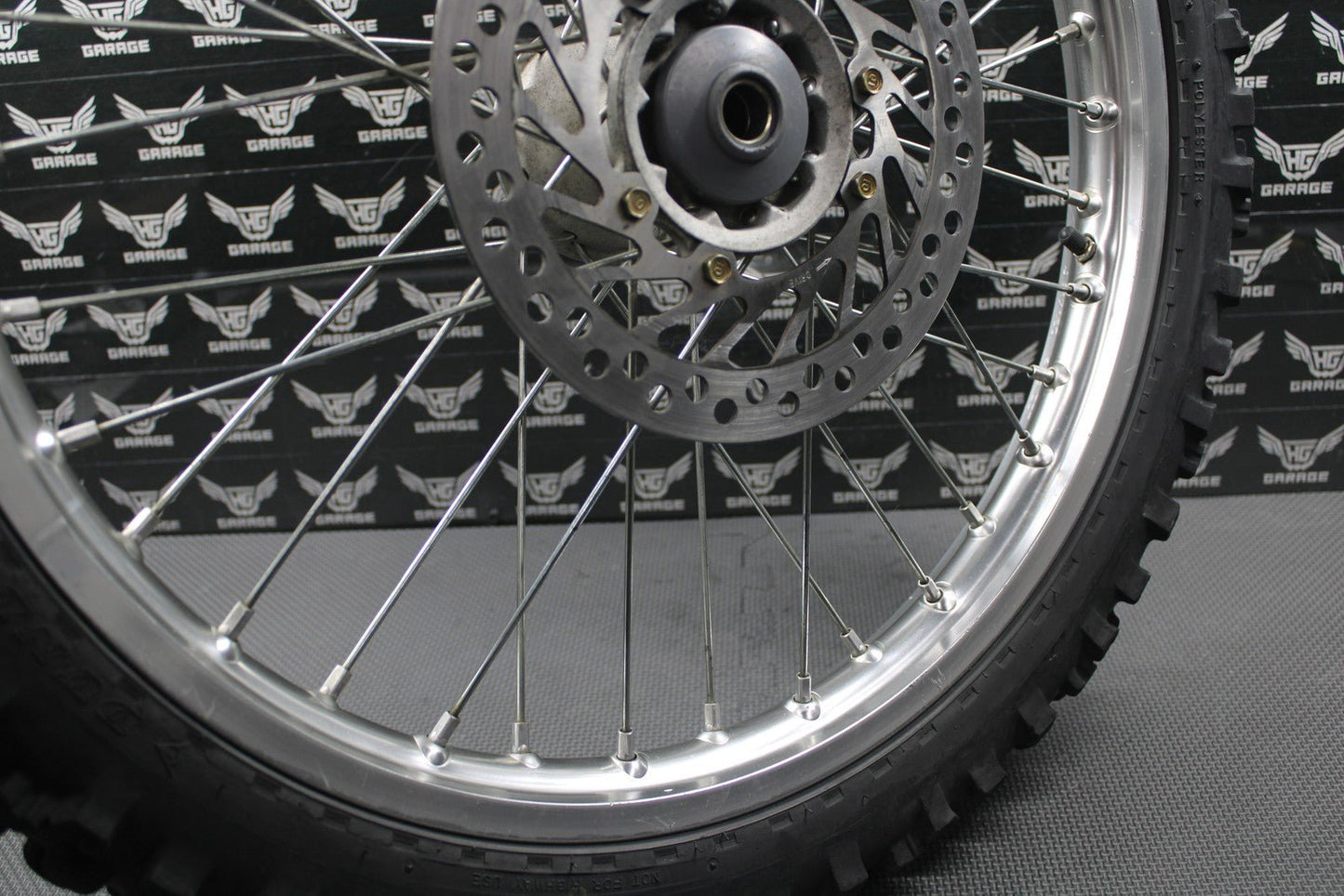 2003 HONDA 01 - 07 CR250R OEM DID FRONT WHEEL RIM HUB ORIGINAL TIRE 21" NICE! - hggarage