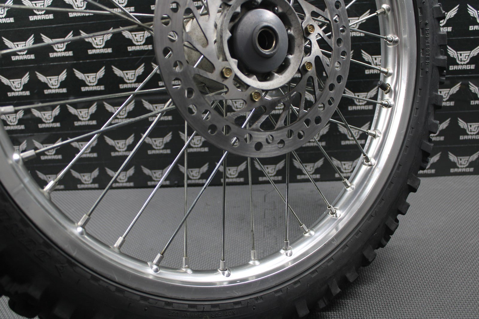 2003 HONDA 01 - 07 CR250R OEM DID FRONT WHEEL RIM HUB ORIGINAL TIRE 21" NICE! - hggarage