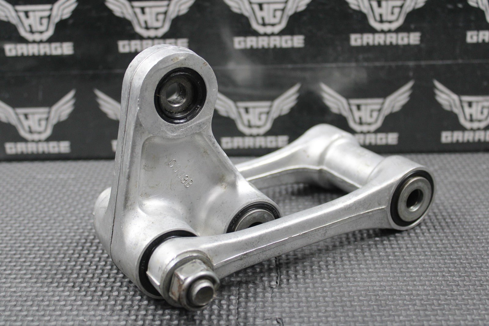 2000 2001 HONDA CR125R CR250R OEM REAR SHOCK LINKAGE ARM ROD GOOD BEARINGS! - hggarage