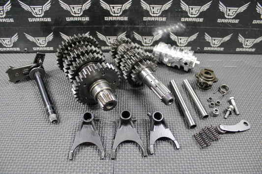 2013 KTM 450 SXF OEM 5 SPEED TRANSMISSION TRANNY GEARBOX GEARS SHIFT FORKS NICE! - hggarage