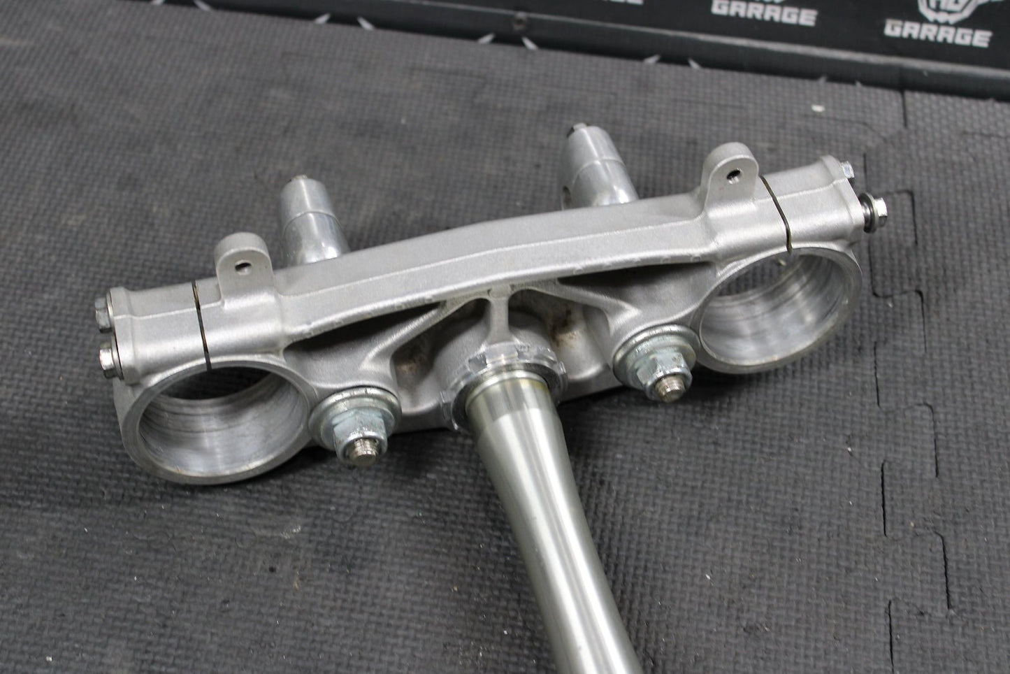 2013 HONDA CRF450R OEM FRONT FORKS LOWER UPPER TRIPLE TREE STEM CLAMP NICE! - hggarage
