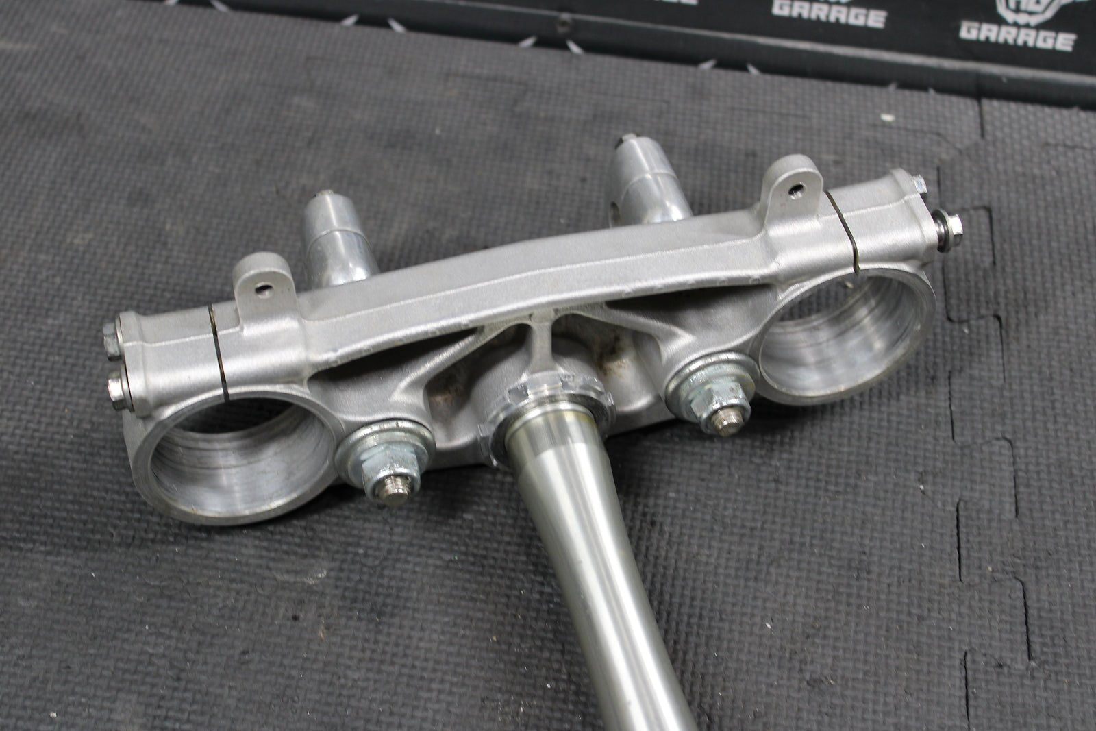 2013 HONDA CRF450R OEM FRONT FORKS LOWER UPPER TRIPLE TREE STEM CLAMP NICE! - hggarage