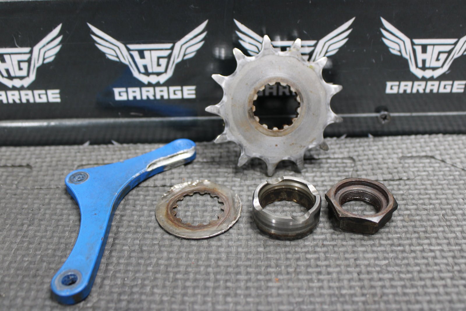 2008 YAMAHA 06 - 09 YZ450F 13T FRONT SPROCKET BLUE MOOSE RACING GUARD CASE SAVER - hggarage