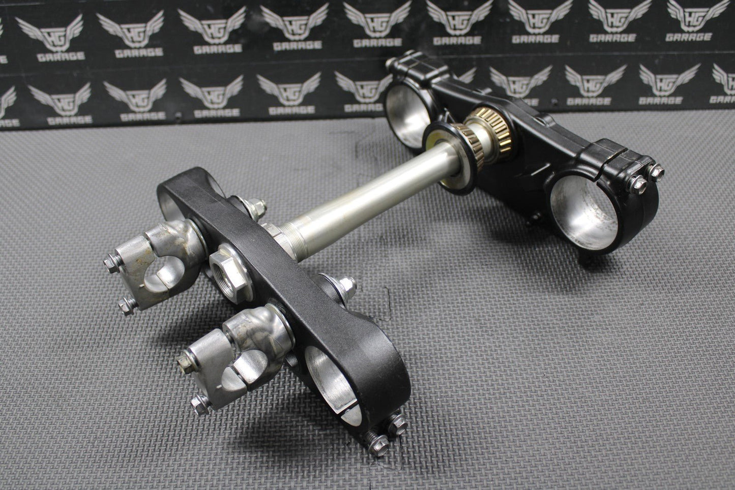 2020 YAMAHA 18 - 20 YZ250F OEM FRONT FORKS LOWER UPPER TRIPLE TREE STEM BAR CLAMP - hggarage