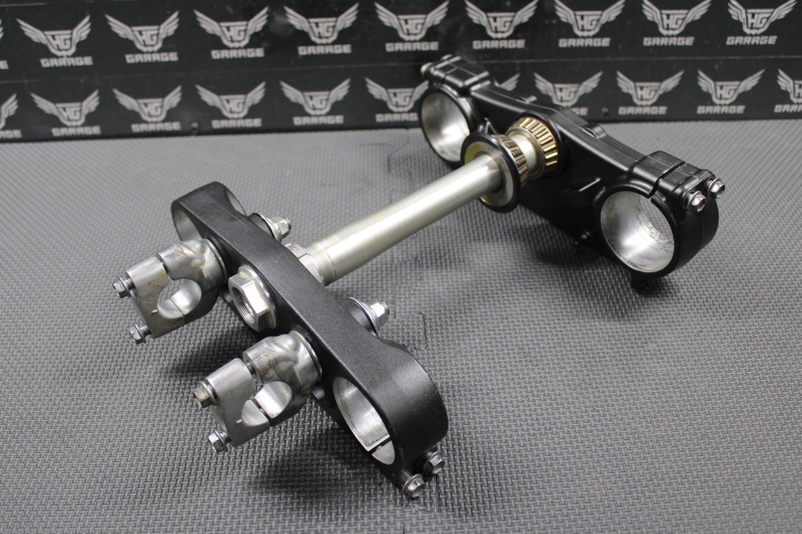 2020 YAMAHA 18 - 20 YZ250F OEM FRONT FORKS LOWER UPPER TRIPLE TREE STEM BAR CLAMP - hggarage