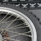 1986 KAWASAKI KDX200 OEM 21" X 1.60" FRONT WHEEL RIM HUB 41025 - 1175 41034 - 1141 - hggarage
