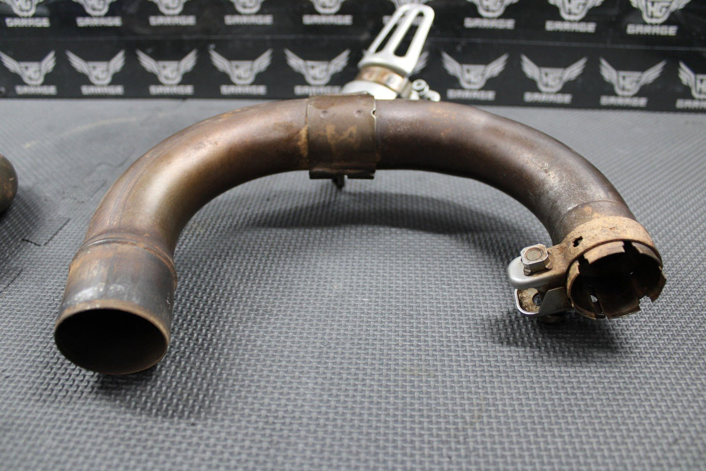 2020 YAMAHA YZ250FX OEM EXHAUST PIPE CHAMBER HEADER PIPE PIPES B7B - 14621 - 00 - 00 - hggarage